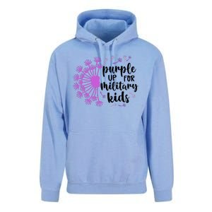 Purple Up For Military Children Army Soldier Unisex Surf Hoodie