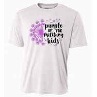 Purple Up For Military Children Army Soldier Cooling Performance Crew T-Shirt