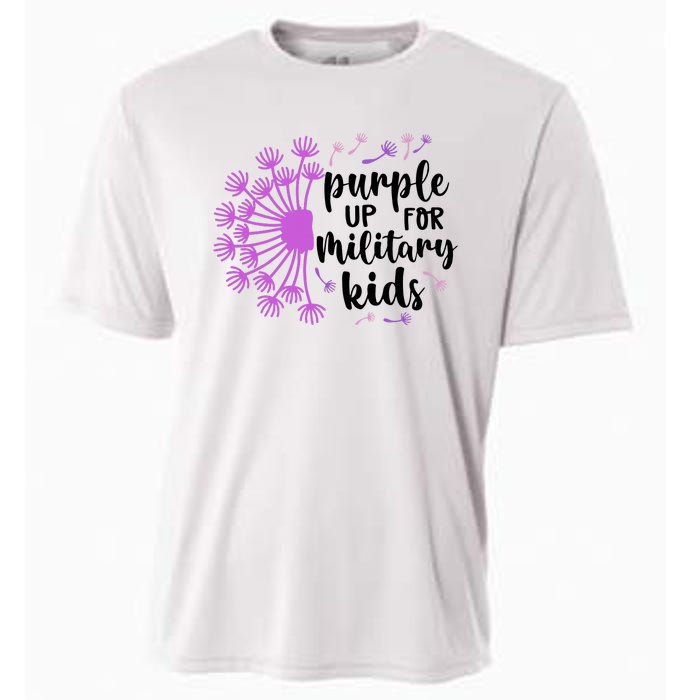 Purple Up For Military Children Army Soldier Cooling Performance Crew T-Shirt