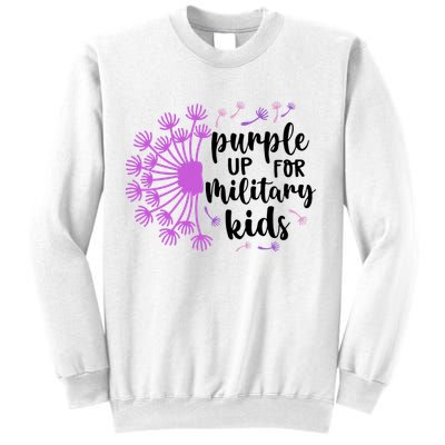 Purple Up For Military Children Army Soldier Sweatshirt