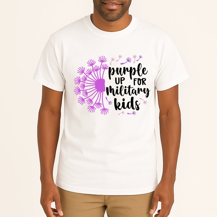 Purple Up For Military Children Army Soldier Tall T-Shirt