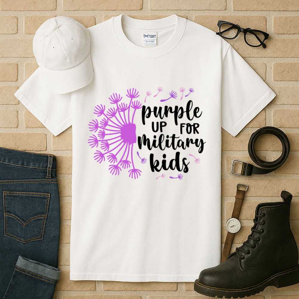 Purple Up For Military Children Army Soldier Tall T-Shirt