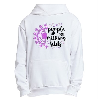 Purple Up For Military Children Army Soldier Urban Pullover Hoodie