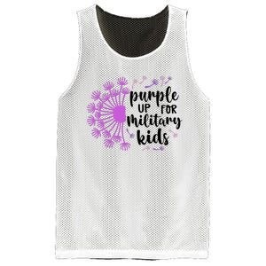 Purple Up For Military Children Army Soldier Mesh Reversible Basketball Jersey Tank