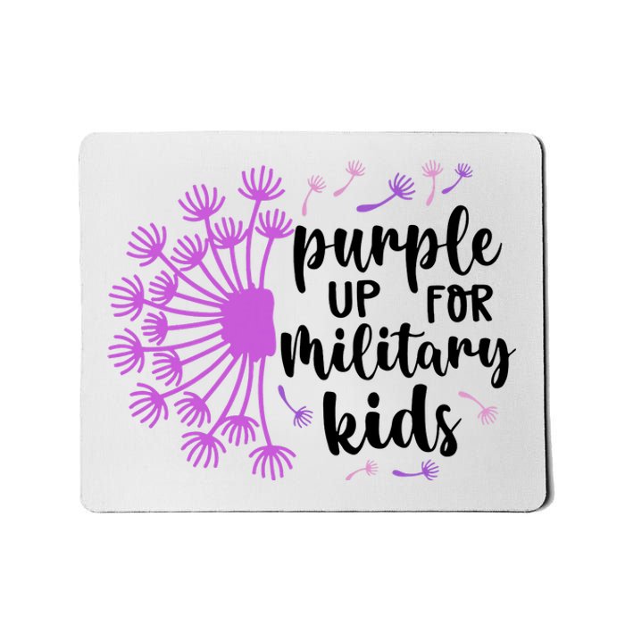 Purple Up For Military Children Army Soldier Mousepad