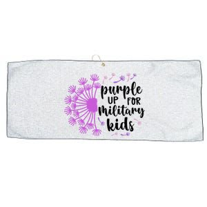 Purple Up For Military Children Army Soldier Large Microfiber Waffle Golf Towel