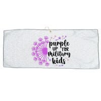 Purple Up For Military Children Army Soldier Large Microfiber Waffle Golf Towel