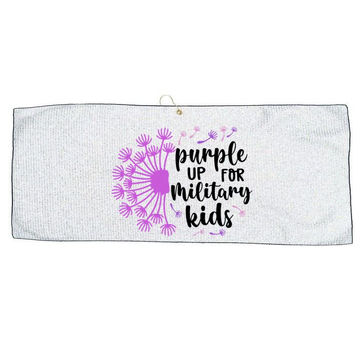 Purple Up For Military Children Army Soldier Large Microfiber Waffle Golf Towel