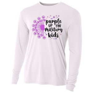 Purple Up For Military Children Army Soldier Cooling Performance Long Sleeve Crew