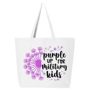 Purple Up For Military Children Army Soldier 25L Jumbo Tote