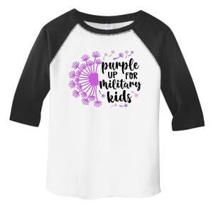 Purple Up For Military Children Army Soldier Toddler Fine Jersey T-Shirt