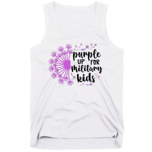 Purple Up For Military Children Army Soldier Tank Top