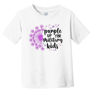 Purple Up For Military Children Army Soldier Toddler T-Shirt