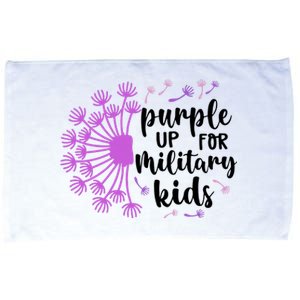 Purple Up For Military Children Army Soldier Microfiber Hand Towel