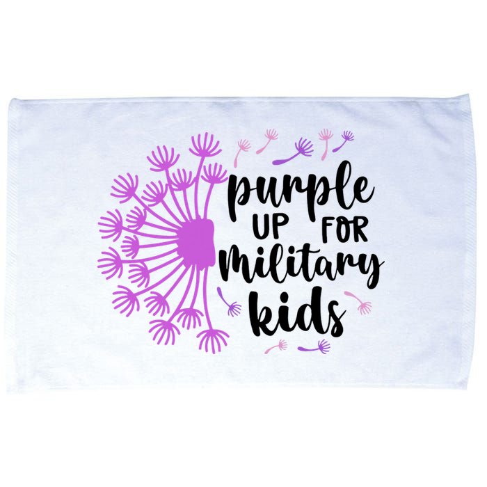 Purple Up For Military Children Army Soldier Microfiber Hand Towel