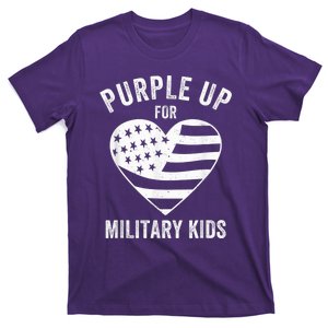 Purple Up For Military Kid Shirt Military Child Month T-Shirt