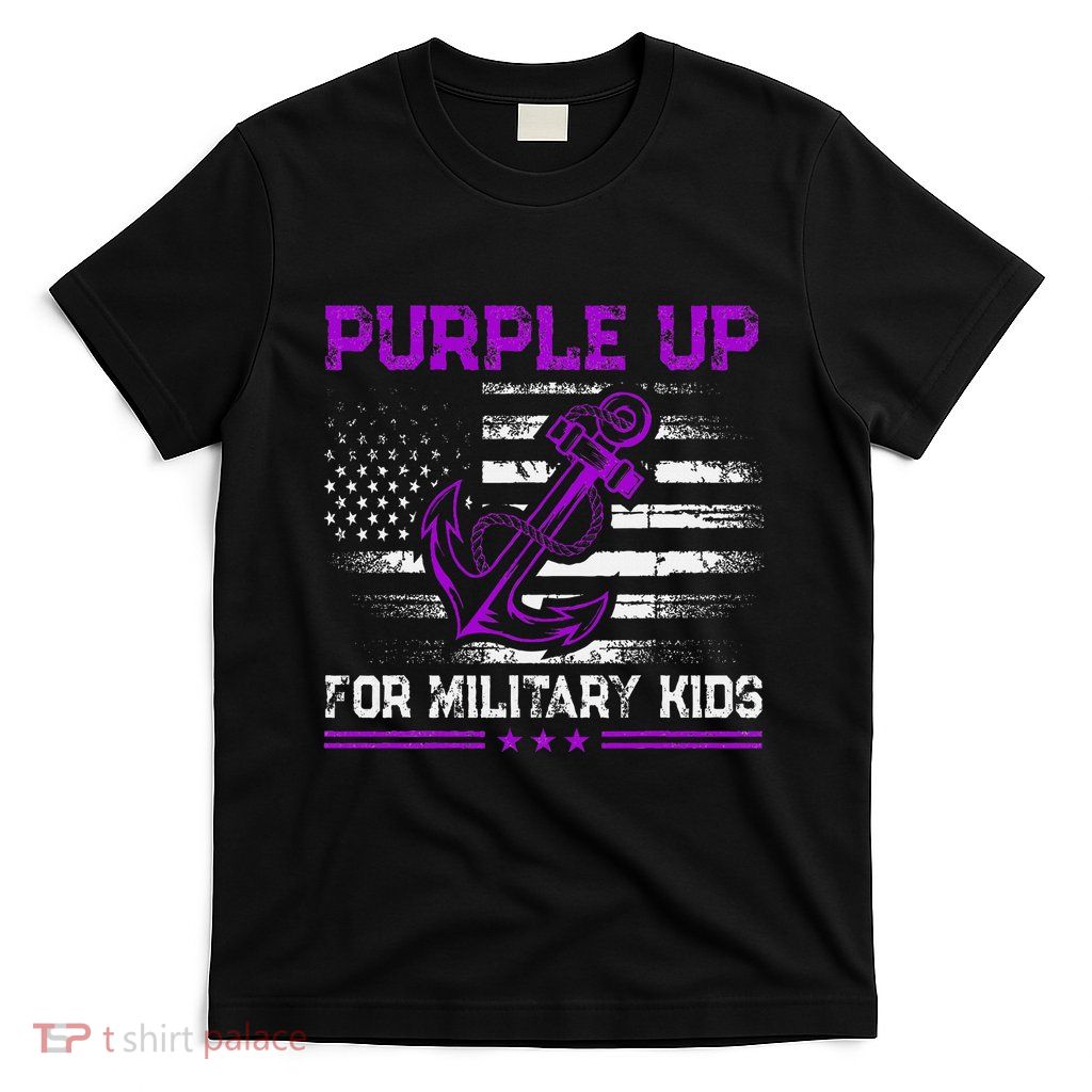 Purple Up For Military Military Child Month T-Shirt