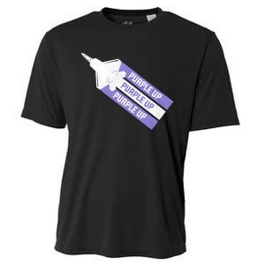 Purple Up For Military Child Month Of The Military Awareness Cooling Performance Crew T-Shirt