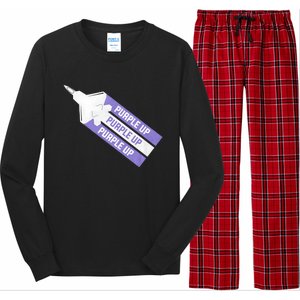 Purple Up For Military Child Month Of The Military Awareness Long Sleeve Pajama Set