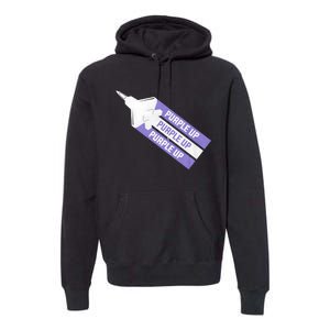 Purple Up For Military Child Month Of The Military Awareness Premium Hoodie