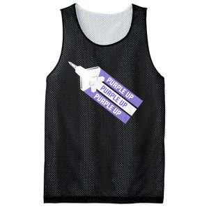 Purple Up For Military Child Month Of The Military Awareness Mesh Reversible Basketball Jersey Tank