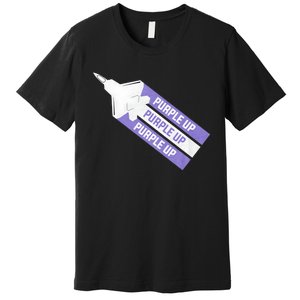 Purple Up For Military Child Month Of The Military Awareness Premium T-Shirt