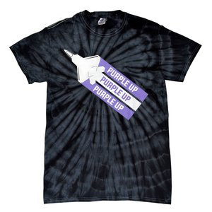 Purple Up For Military Child Month Of The Military Awareness Tie-Dye T-Shirt