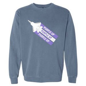 Purple Up For Military Child Month Of The Military Awareness Garment-Dyed Sweatshirt