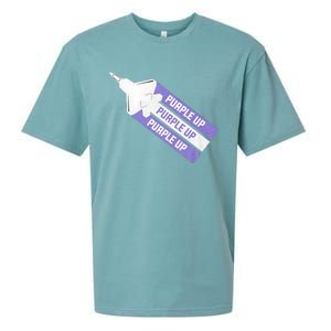 Purple Up For Military Child Month Of The Military Awareness Sueded Cloud Jersey T-Shirt