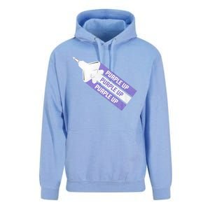 Purple Up For Military Child Month Of The Military Awareness Unisex Surf Hoodie