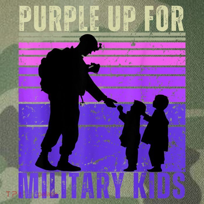Purple Up For Military Month Of The Military Child Legacy Tie Dye Trucker Hat
