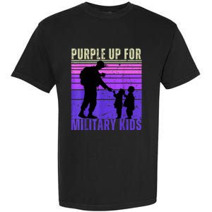 Purple Up For Military Month Of The Military Child Garment-Dyed Heavyweight T-Shirt