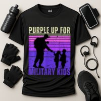 Purple Up For Military Month Of The Military Child Performance Shirt