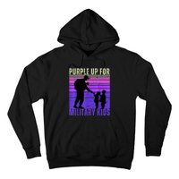 Purple Up For Military Month Of The Military Child Hoodie