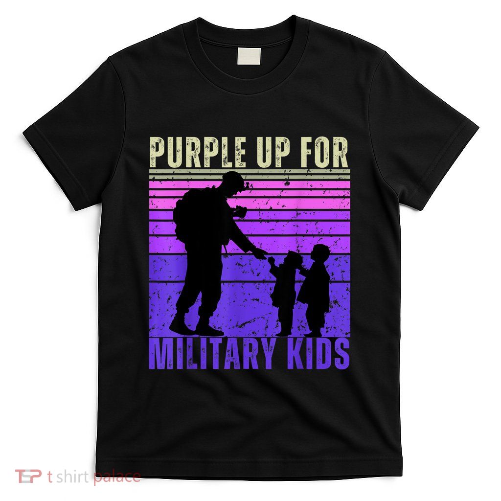 Purple Up For Military Month Of The Military Child T-Shirt