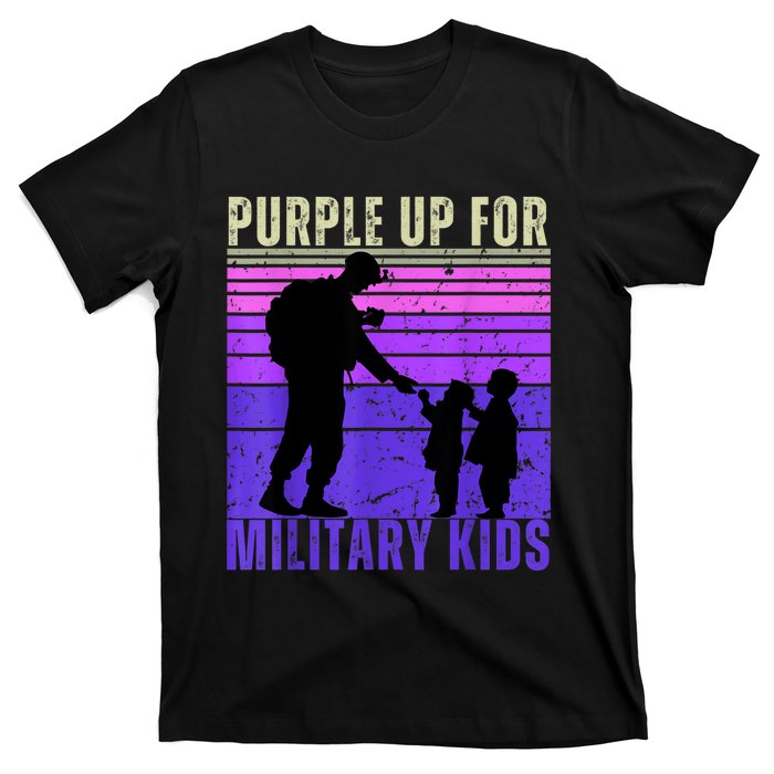 Purple Up For Military Month Of The Military Child T-Shirt