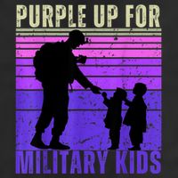 Purple Up For Military Month Of The Military Child Adult Drive Performance Visor