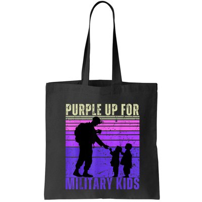 Purple Up For Military Month Of The Military Child Bag