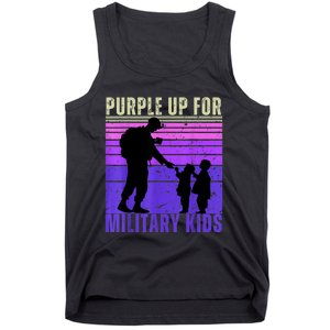 Purple Up For Military Month Of The Military Child Tank Top