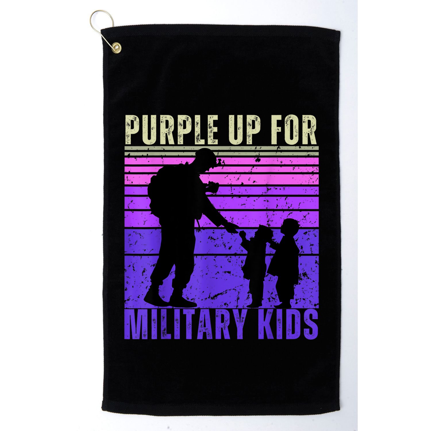 Purple Up For Military Month Of The Military Child Golf Towel