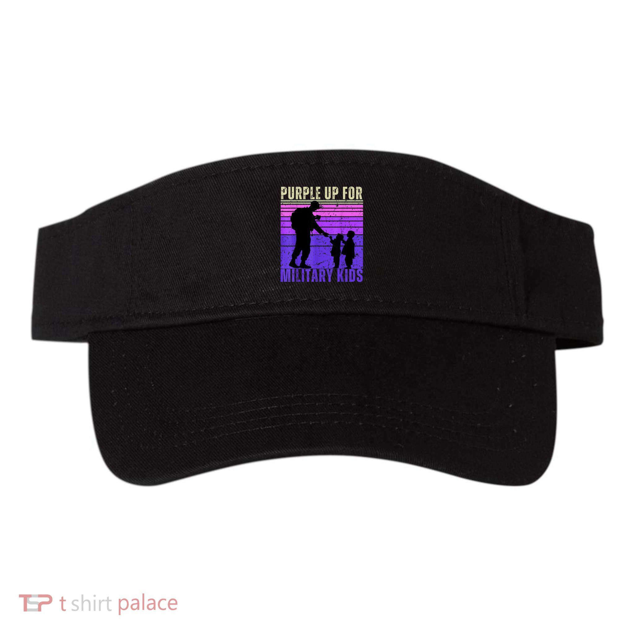 Purple Up For Military Month Of The Military Child Visor