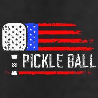 Pickleball US Flag Vintage Pickleball Paddle Hat