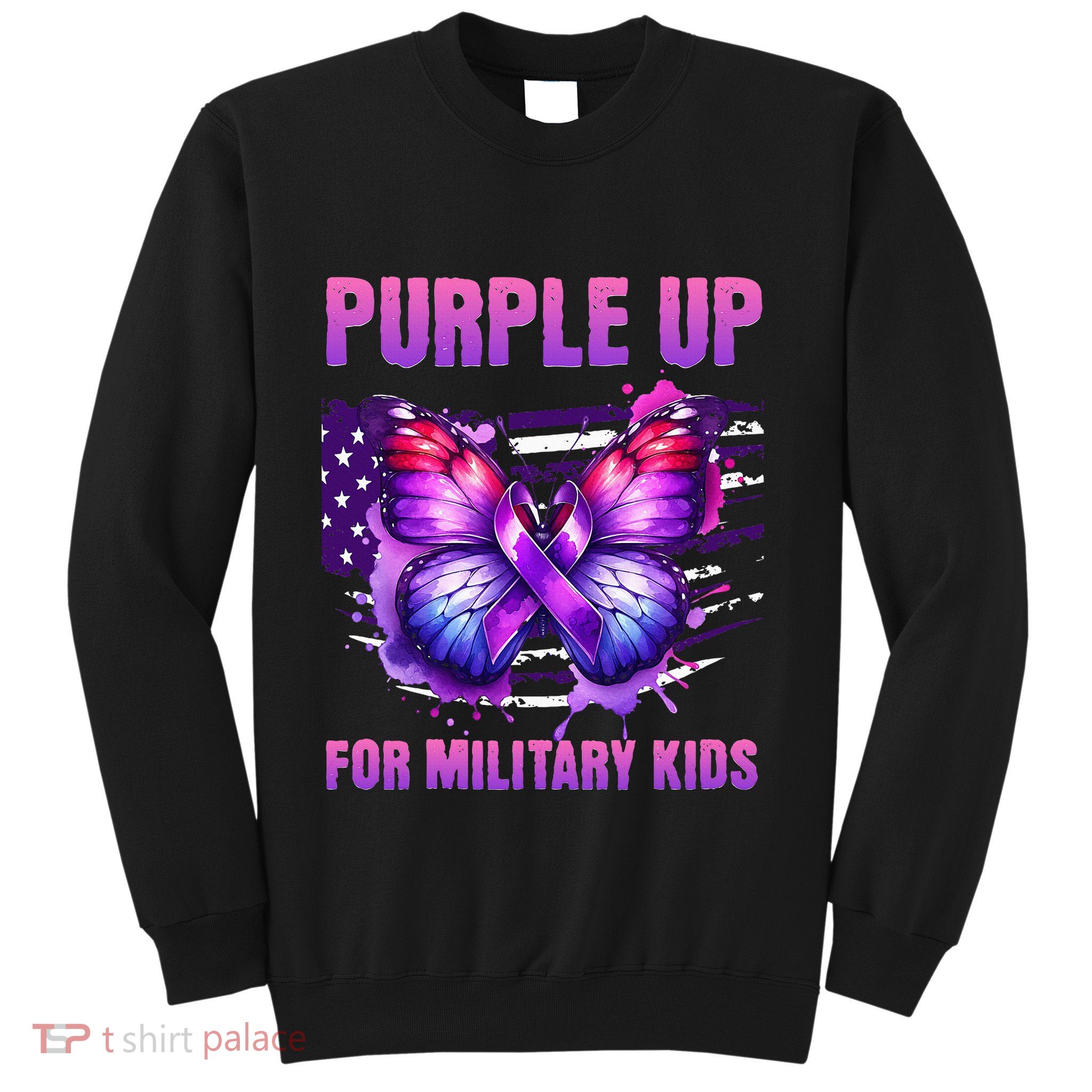 Purple Up For Military Military Child Month Sweatshirt