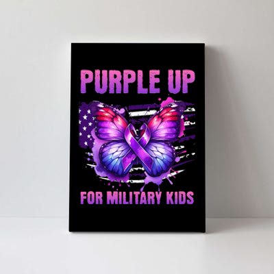 Purple Up For Military Military Child Month Canvas