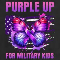 Purple Up For Military Military Child Month Adult Drive Performance Visor
