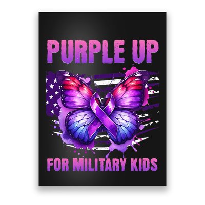 Purple Up For Military Military Child Month Poster