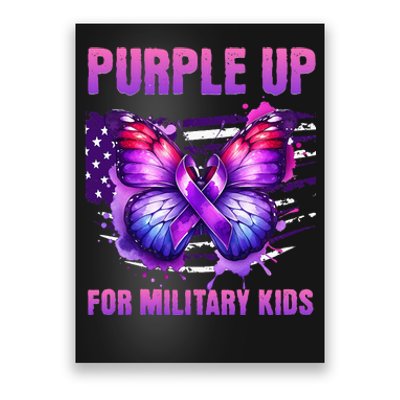 Purple Up For Military Military Child Month Poster