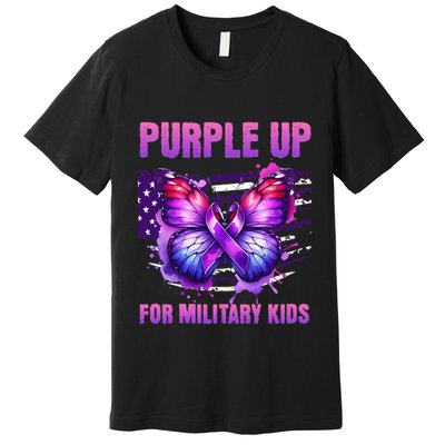 Purple Up For Military Military Child Month Premium T-Shirt