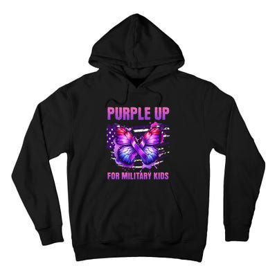 Purple Up For Military Military Child Month Tall Hoodie