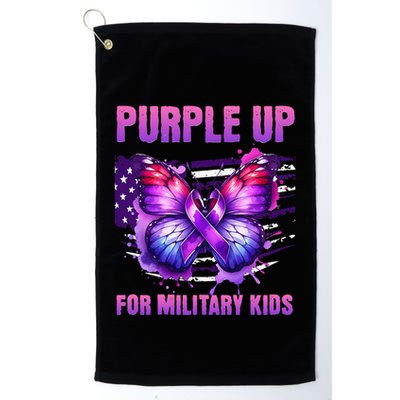 Purple Up For Military Military Child Month Golf Towel